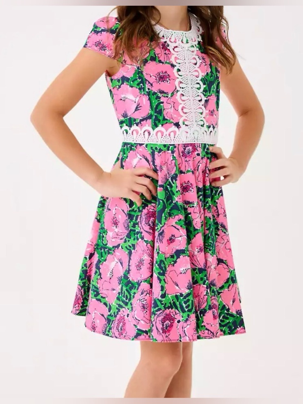 LILLY PULITZER Idala Short Sleeve Dress Excellent Condition! Size 12 10